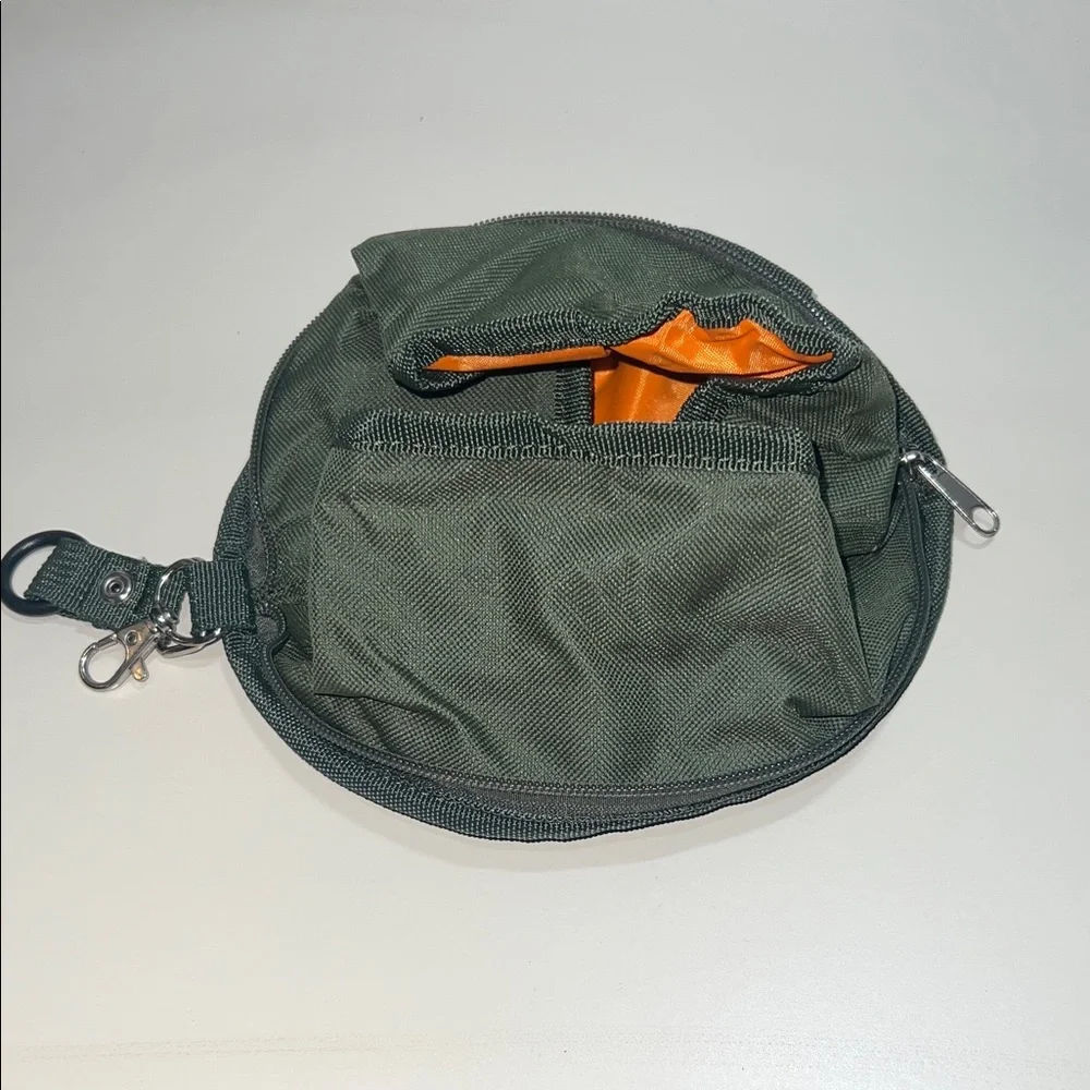 Koogo Pet’swear Dog Food and Water Bowl Portable Green